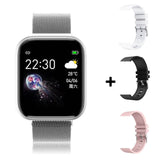 I5 Sport Smartwatch Women Men Heart Rate Blood Pressure Fitness Tracker Kids Smart Clock For Android IOS Smart Watch PK IWO P80 add 3 straps 2 - Tophatter Daily Deals