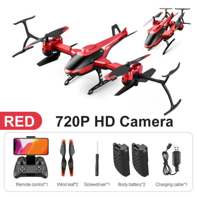 2021 New 4DRC V10 RC Mini Drone 4k profesional HD Camera WIFI Fpv Drones With Camera HD 4K RC Helicopters Quadcopter Dron Toys V10-720P-2Battery 2 - Tophatter Daily Deals