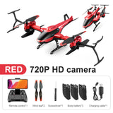 2021 New 4DRC V10 RC Mini Drone 4k profesional HD Camera WIFI Fpv Drones With Camera HD 4K RC Helicopters Quadcopter Dron Toys V10-720P-3Battery 2 - Tophatter Daily Deals