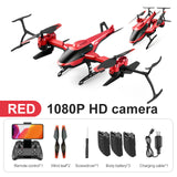 2021 New 4DRC V10 RC Mini Drone 4k profesional HD Camera WIFI Fpv Drones With Camera HD 4K RC Helicopters Quadcopter Dron Toys V10-1080P camera 3B 2 - Tophatter Daily Deals