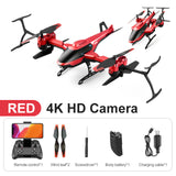 2021 New 4DRC V10 RC Mini Drone 4k profesional HD Camera WIFI Fpv Drones With Camera HD 4K RC Helicopters Quadcopter Dron Toys V10-4K HD camera 1B 2 - Tophatter Daily Deals