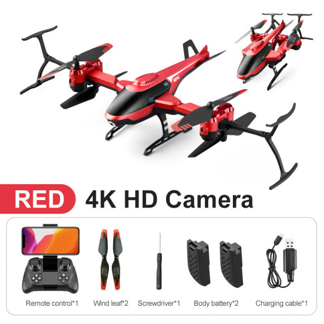 2021 New 4DRC V10 RC Mini Drone 4k profesional HD Camera WIFI Fpv Drones With Camera HD 4K RC Helicopters Quadcopter Dron Toys V10-4K HD camera 2B 2 - Tophatter Daily Deals