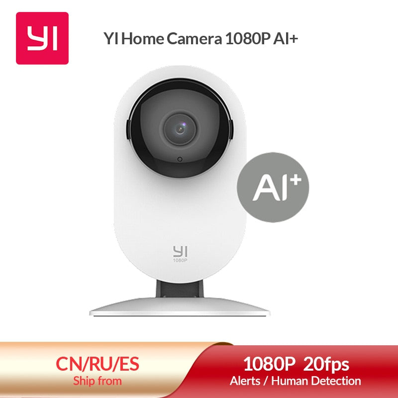 YI 1080p Home Camera IP Camera Smart Video Cams With Montion Detect Wifi Camera Security Protection Mini Camera Pet Cat Dog Cam - Tophatter Daily Deals