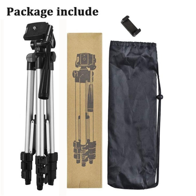 NA-3120 Phone Tripod Stand 40inch Universal Photography for Gopro iPhone Samsung Xiaomi Huawei Phone Aluminum Travel Tripode Par Package A - Tophatter Daily Deals