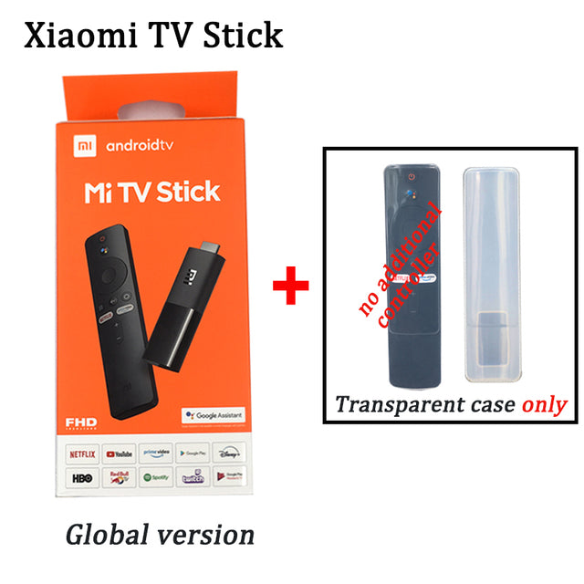Xiaomi Mi TV Stick Global Version Android TV FHD HDR Quad Core HDMI-compatible 1GB+8GB Bluetooth Wifi Netflix Google Assistant add transparent case - Tophatter Daily Deals