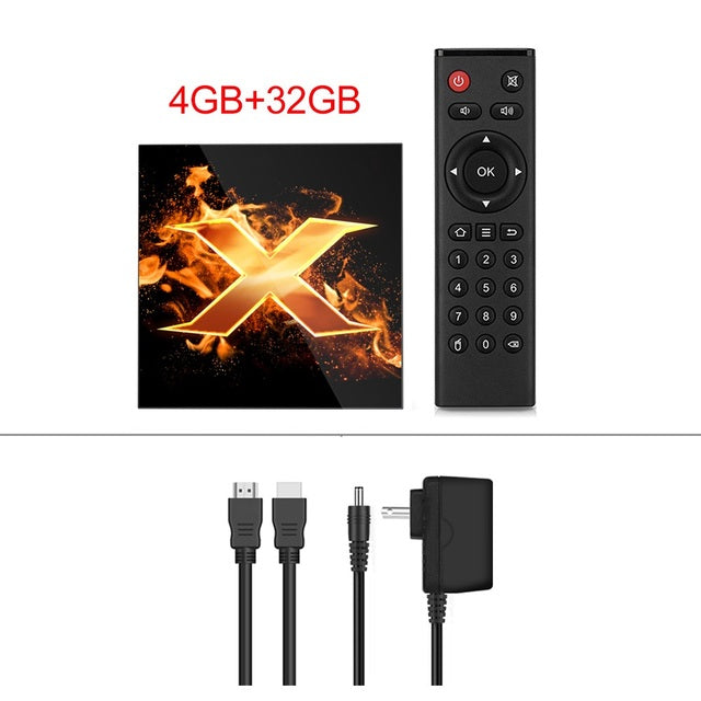 VONTAR X1 Smart tv box android 10 4g 64gb 4K 1080p 2.4G&5G Wifi BT Google Voice Assistant Youtube Player TVBOX Set Top Box 4GB 32GB - Tophatter Daily Deals