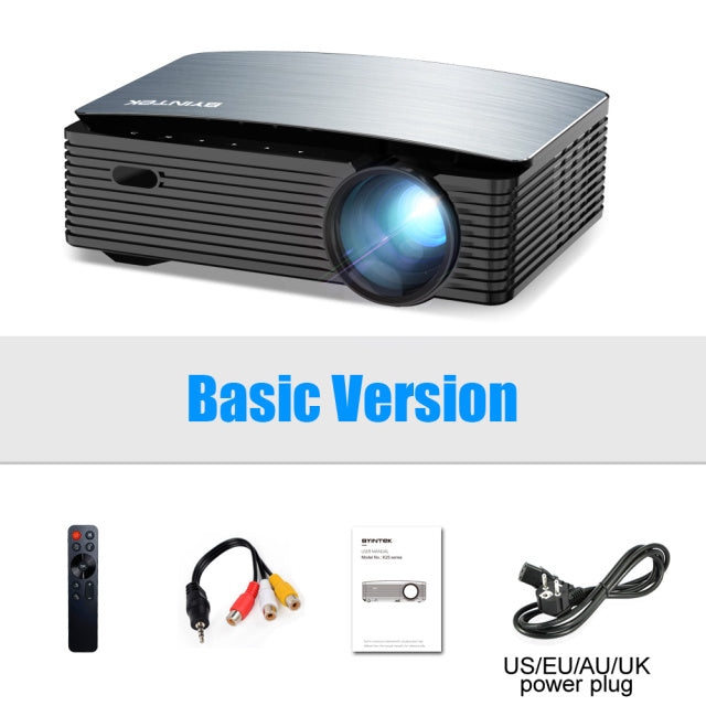 BYINTEK K25 Full HD 4K 1920x1080P LCD Smart Android 9.0 Wifi LED Video Home Theater Cinema 1080P Projector for Smartphone Basic Version - Tophatter Daily Deals