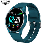 LIGE 2022 Fashion Smart Watch Men Fitness Bracelet Heart Rate Blood Pressure Monitoring Sports Tracker Smartwatch Gift for Women Blue 2 - Tophatter Daily Deals