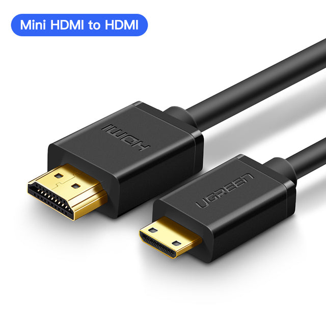 Ugreen Micro HDMI 4K/60Hz 3D Effect Micro Mini HDMI to HDMI Cable Male to Male For GoPro Sony Projector 1m 1.5m 2m 3m Mini HDMI Mini HDMI to HDMI China - Tophatter Daily Deals