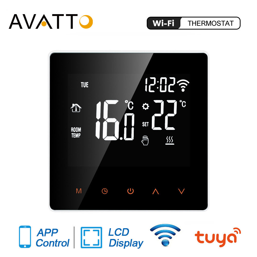 AVATTO Tuya WiFi Smart Thermostat, Electric Floor Heating Water/Gas Boiler Temperature Remote Controller for Google Home, Alexa - Tophatter Daily Deals