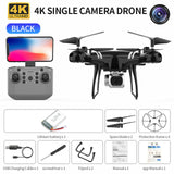 Drone KY101 MAX 4K Dron WIFI RC Quadcopter With HD Camera Altitude Hold FPV Helicopter One Key Return Professional Drones Black 4K 1B - Tophatter Daily Deals