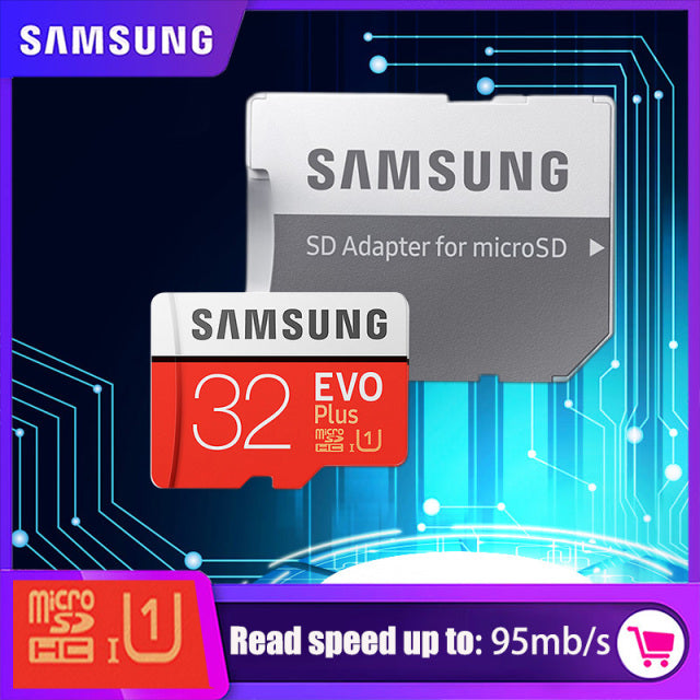 SAMSUNG Original Micro SD 32GB 64GB Memori Memory Card C10 TF MicroSD Cards SDXC 128GB 256GB 512GB U3 4K For Phone Drone Camera 32GB - Tophatter Daily Deals