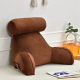 Reading Bed Pillow With Arms Support Cushion Fall 2025 Brown - Tophatter Daily Deals