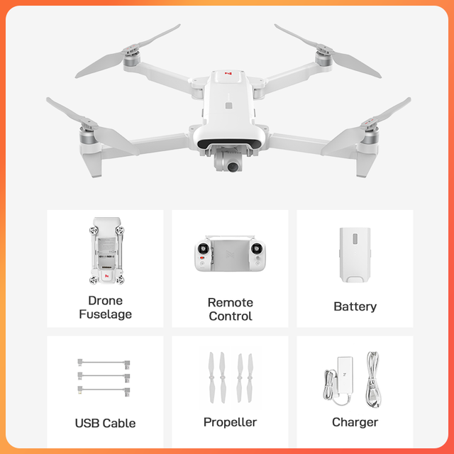 FIMI X8SE 2022 Camera Drone 4K professional Quadcopter camera RC Helicopter 10KM FPV 3-axis Gimbal 4K Camera GPS RC Drone New 2022 white - Tophatter Daily Deals