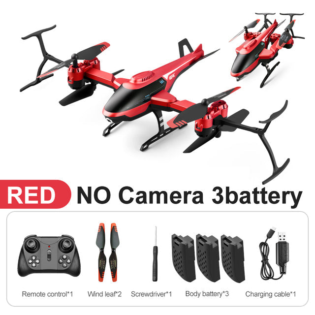 2021 New 4DRC V10 RC Mini Drone 4k profesional HD Camera WIFI Fpv Drones With Camera HD 4K RC Helicopters Quadcopter Dron Toys V10-NO Camera 3B - Tophatter Daily Deals