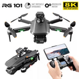 2022 NEW RG101 MAX GPS Drone 8K Professional Dual HD Camera FPV 3Km Aerial Photography Brushless Motor Foldable Quadcopter Toys - Tophatter Daily Deals