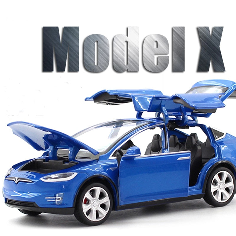 New 1:32 Tesla MODEL X Alloy Car Model Diecasts & Toy Vehicles Toy Cars Free Shipping Kid Toys For Children Gifts Boy Toy - Tophatter Daily Deals