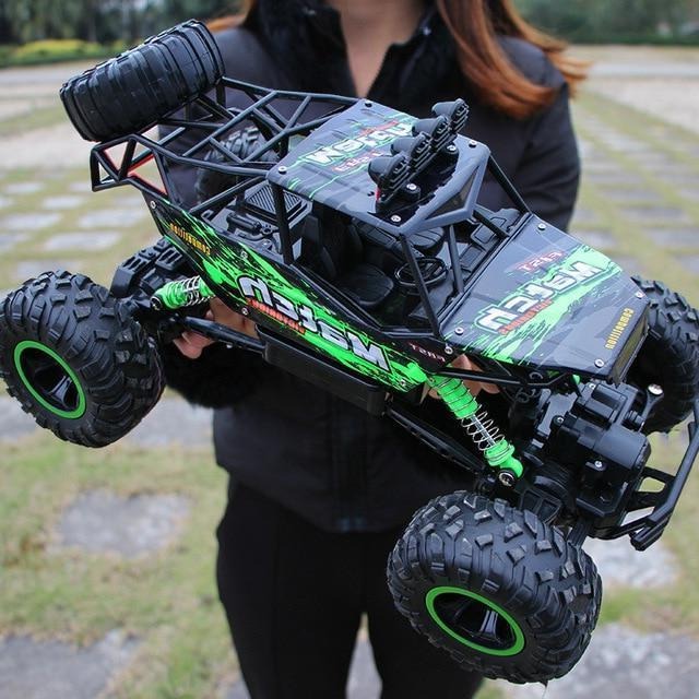 RC Rock Crawler 4x4 Monster Truck Fall 2025 50m Range Green - Tophatter Daily Deals
