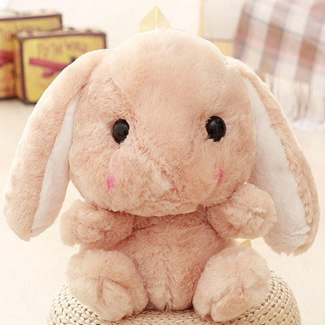 Loppy Bunny Rabbit Shoulder Bag Backpack Rucksack 50cm Brown Animals - Tophatter Daily Deals