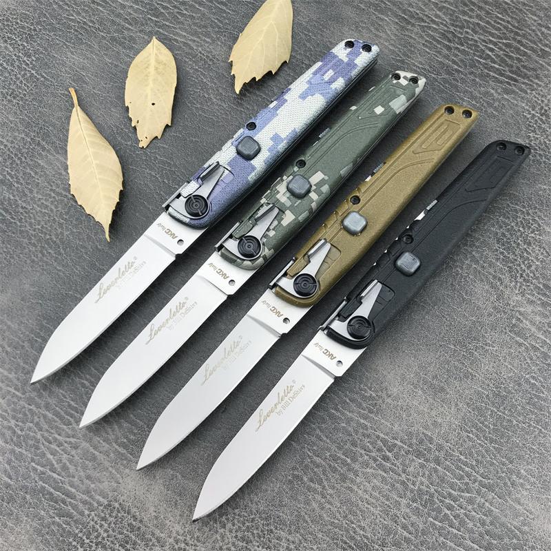 Colt II Button Folding Knife 440C Blade - Tophatter Daily Deals