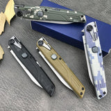 Colt II Button Folding Knife 440C Blade - Tophatter Daily Deals
