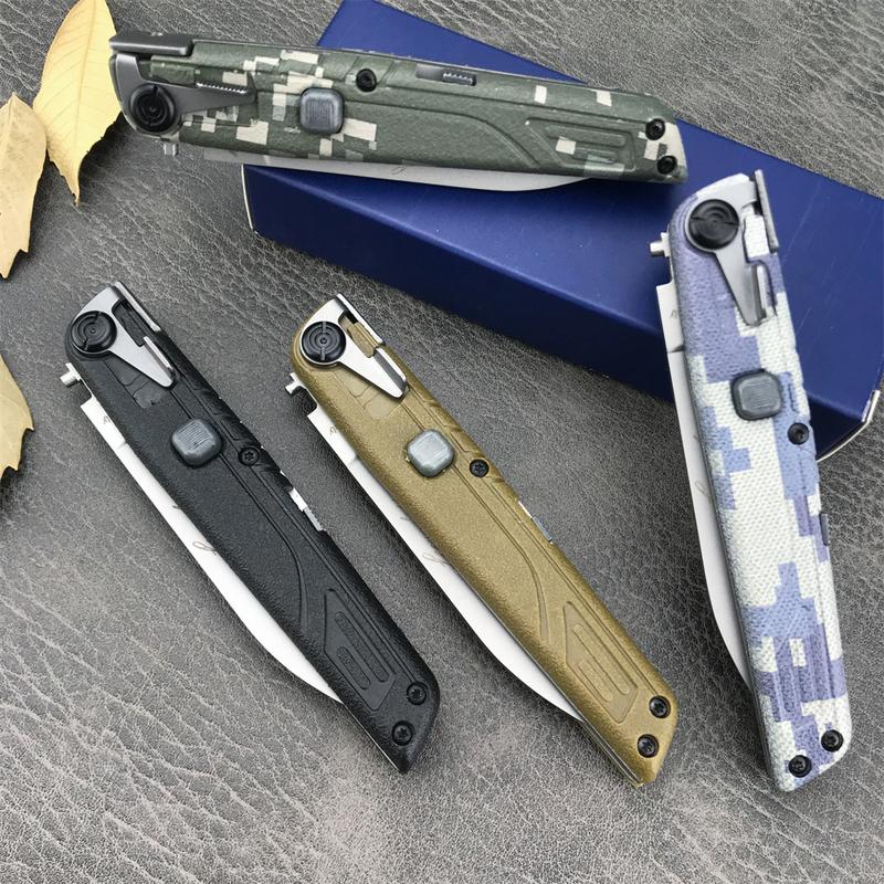 Colt II Button Folding Knife 440C Blade - Tophatter Daily Deals
