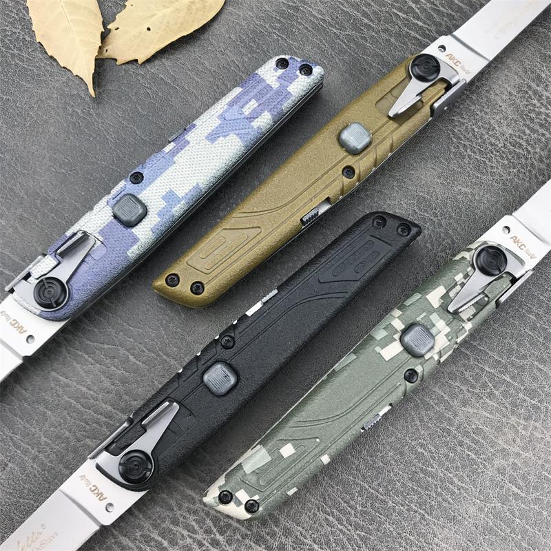 Colt II Button Folding Knife 440C Blade - Tophatter Daily Deals