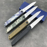 Colt II Button Folding Knife 440C Blade - Tophatter Daily Deals