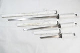 "Tatsu Shiro" Triple Set Display (Straight Blade) Katana Sword - Tophatter Daily Deals