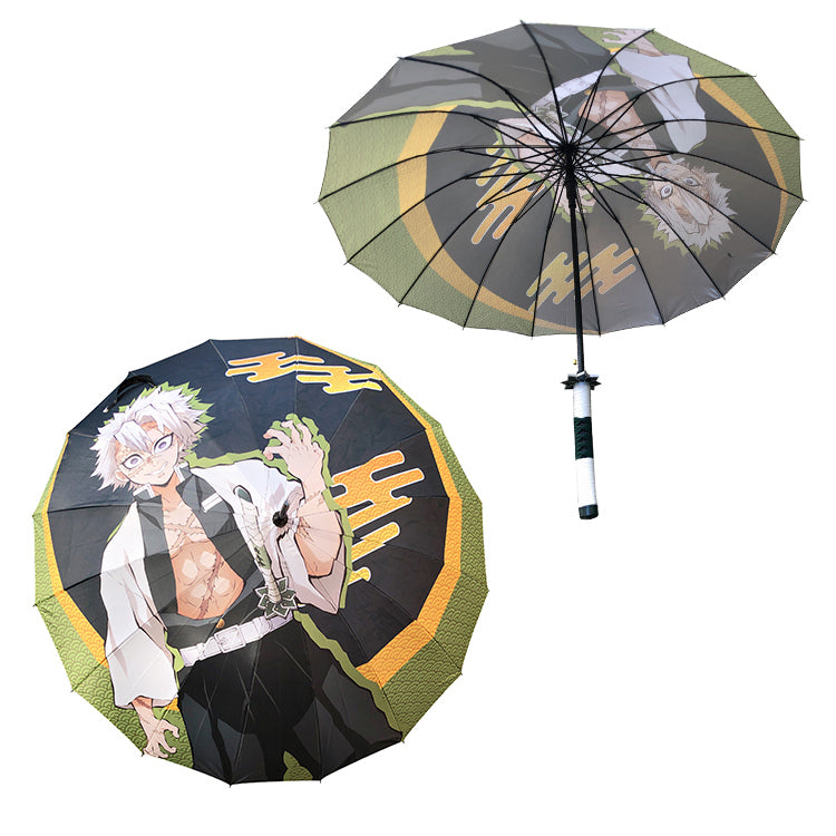 Demon Slayer Sanemi Shinazugawa Katana Umbrella – Wind Hashira Nichirin Sword Style Fantasy Sword - Tophatter Daily Deals