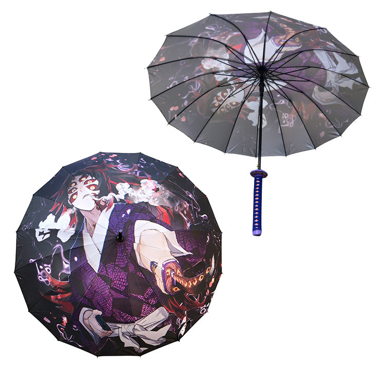 Demon Slayer Kokushibo Katana Umbrella – Upper Rank One Moon Breathing Sword Style Umbrella - Tophatter Daily Deals