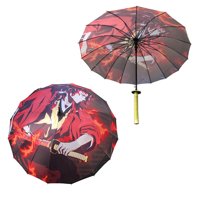 Demon Slayer Yoriichi Tsugikuni Katana Umbrella – Sun Breathing Nichirin Sword Design Fantasy Sword - Tophatter Daily Deals