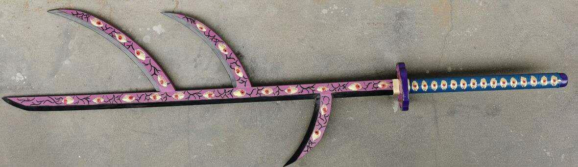Demon Slayer - Tsugikuni Kokushibo Sword (140cm, Resin) Sword - Tophatter Daily Deals