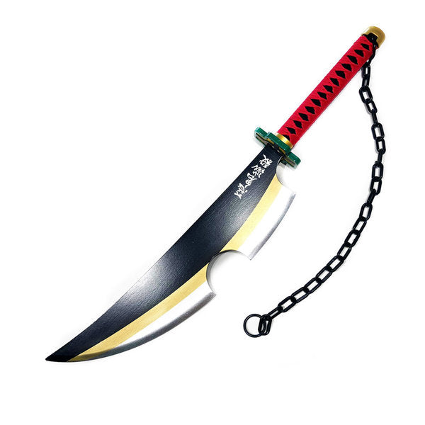 Demon Slayer - Tengen Uzui Nichirin - Cosplay Safe Wood Katana - Tophatter Daily Deals