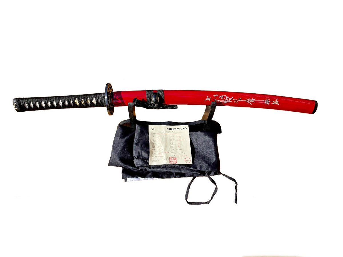 Shogun's Red Rage' Clay Tempered Wakizashi Wakizashi - Tophatter Daily Deals