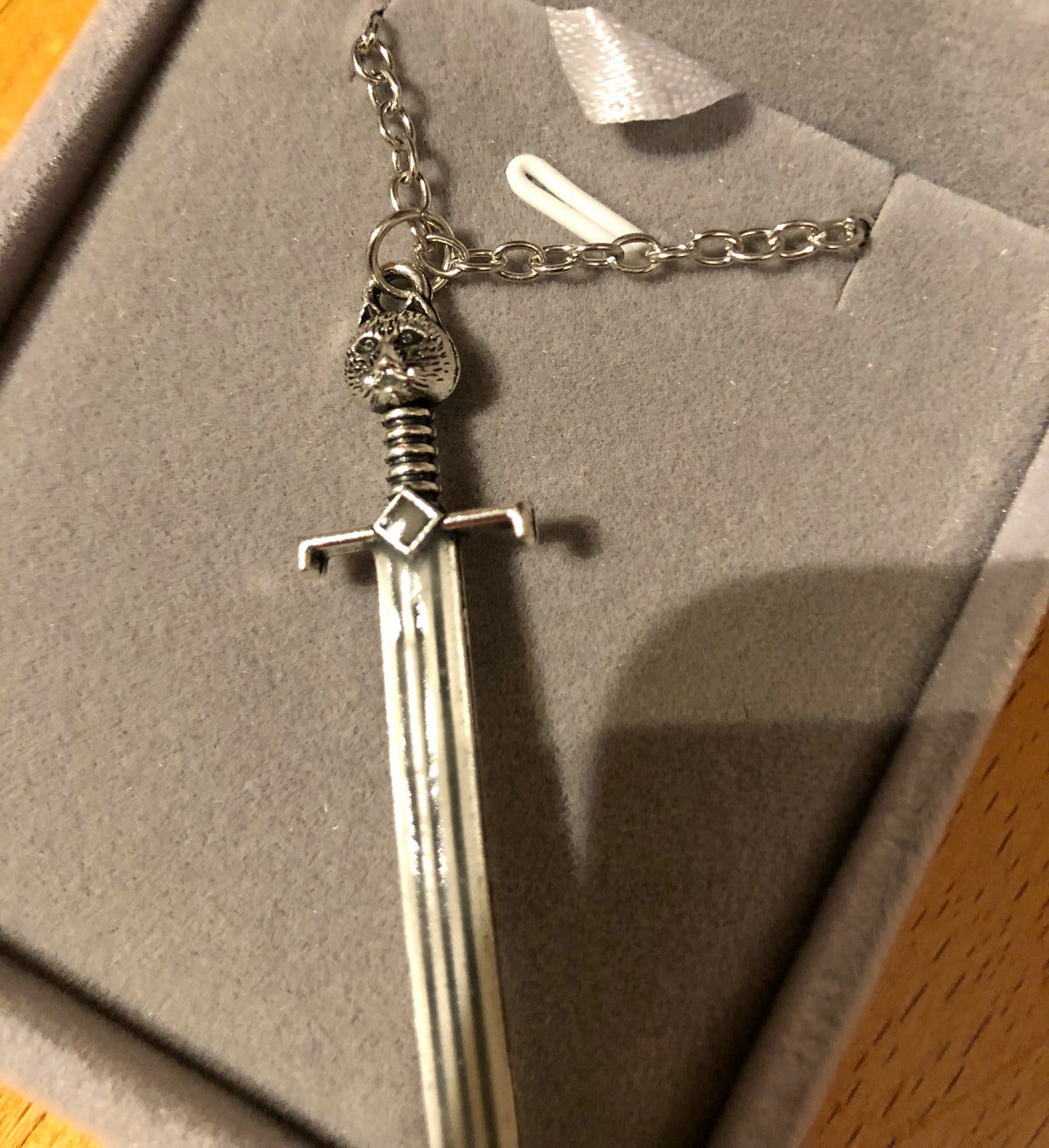 Enchanted Sword Pendant (Glow In The Dark) Necklace - Tophatter Daily Deals