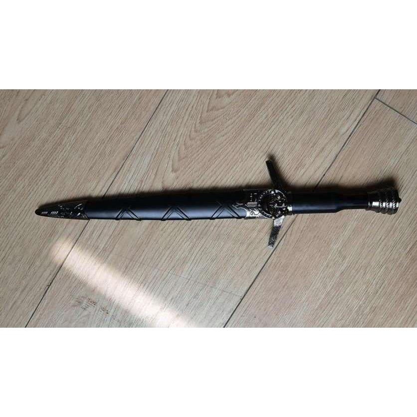 The Witcher TV Show Silver Sword - 15" Collectable (Black) Sword - Tophatter Daily Deals
