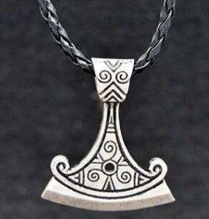 Mjolnir Axe Blade Necklace Sword - Tophatter Daily Deals