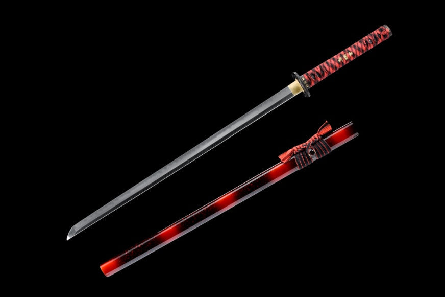 "Ikigai" Hand Forged 1090 HCS Clay Tempered Katana Katana - Tophatter Daily Deals