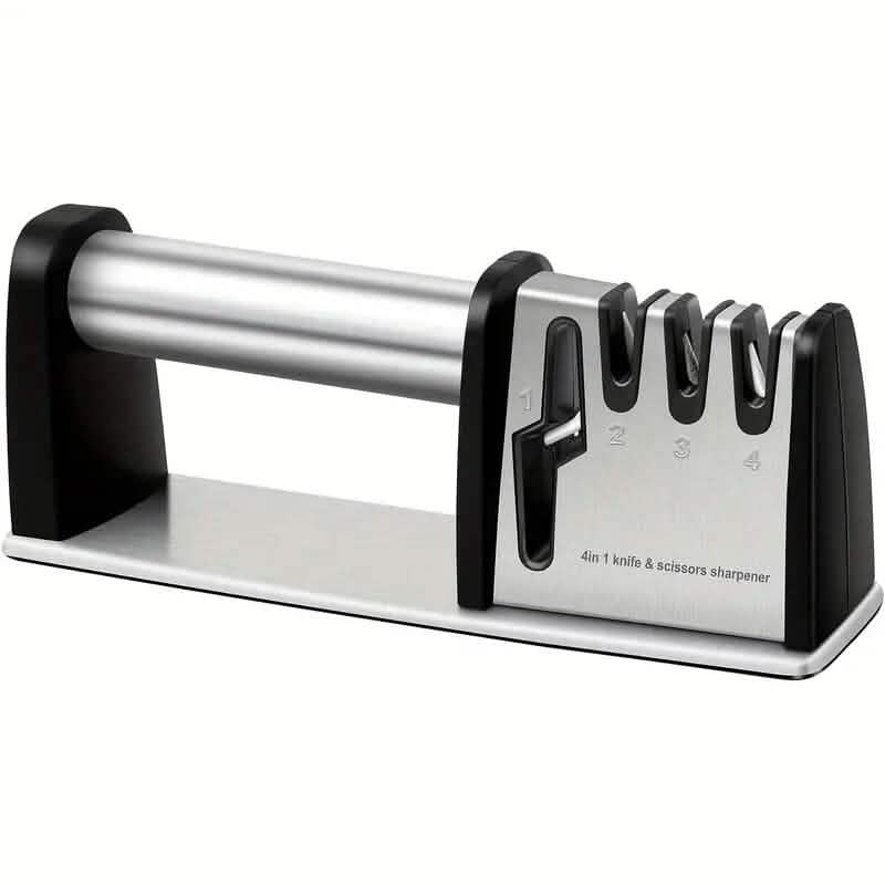 Professional 4-Stage Knife Sharpener Tool Kitchen Tools & Gadgets - Tophatter Daily Deals