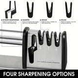 Professional 4-Stage Knife Sharpener Tool Kitchen Tools & Gadgets - Tophatter Daily Deals