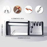 Professional 4-Stage Knife Sharpener Tool Kitchen Tools & Gadgets - Tophatter Daily Deals