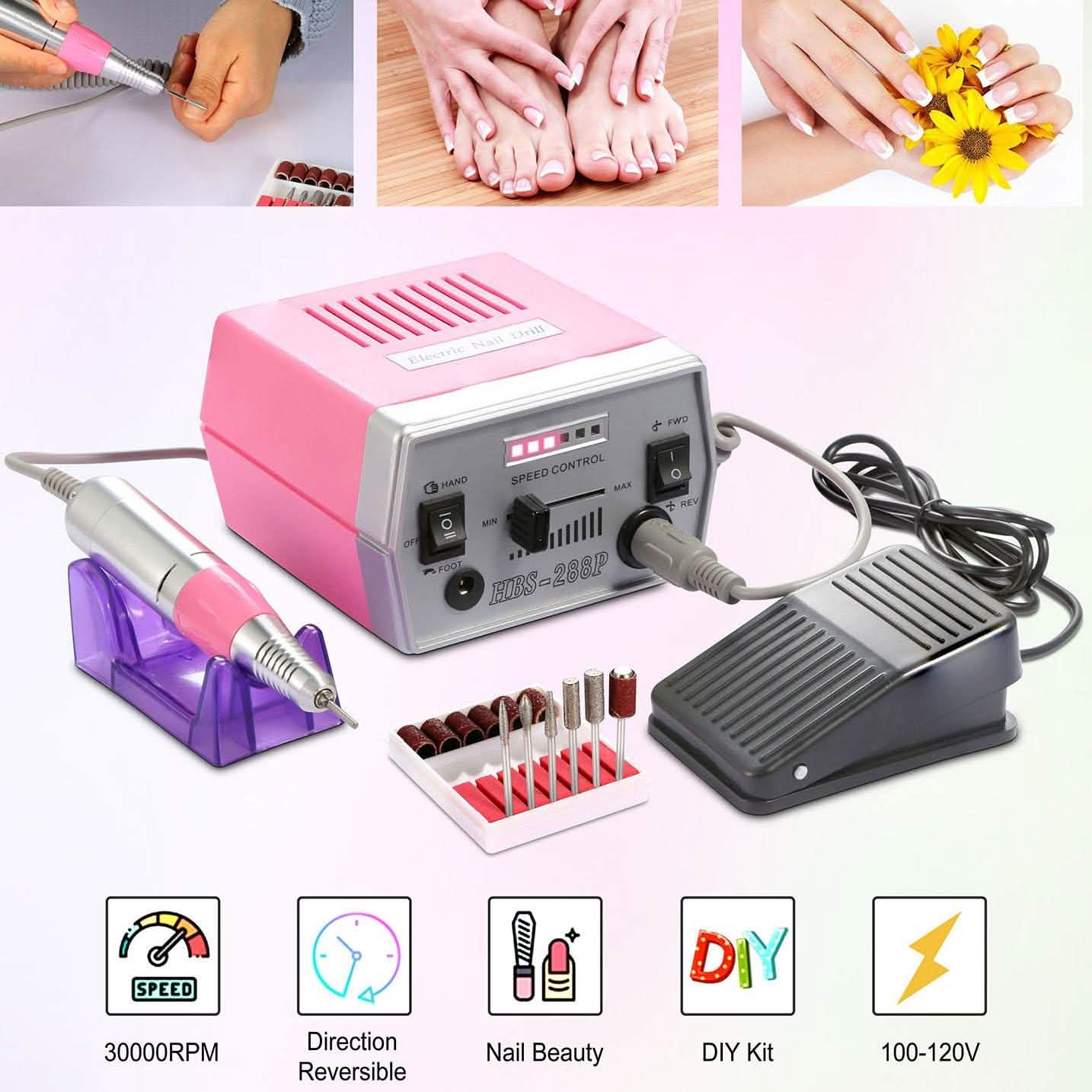 Professional Acrylic Nail Drill Machine Beauty & Personal Care - Tophatter Daily Deals