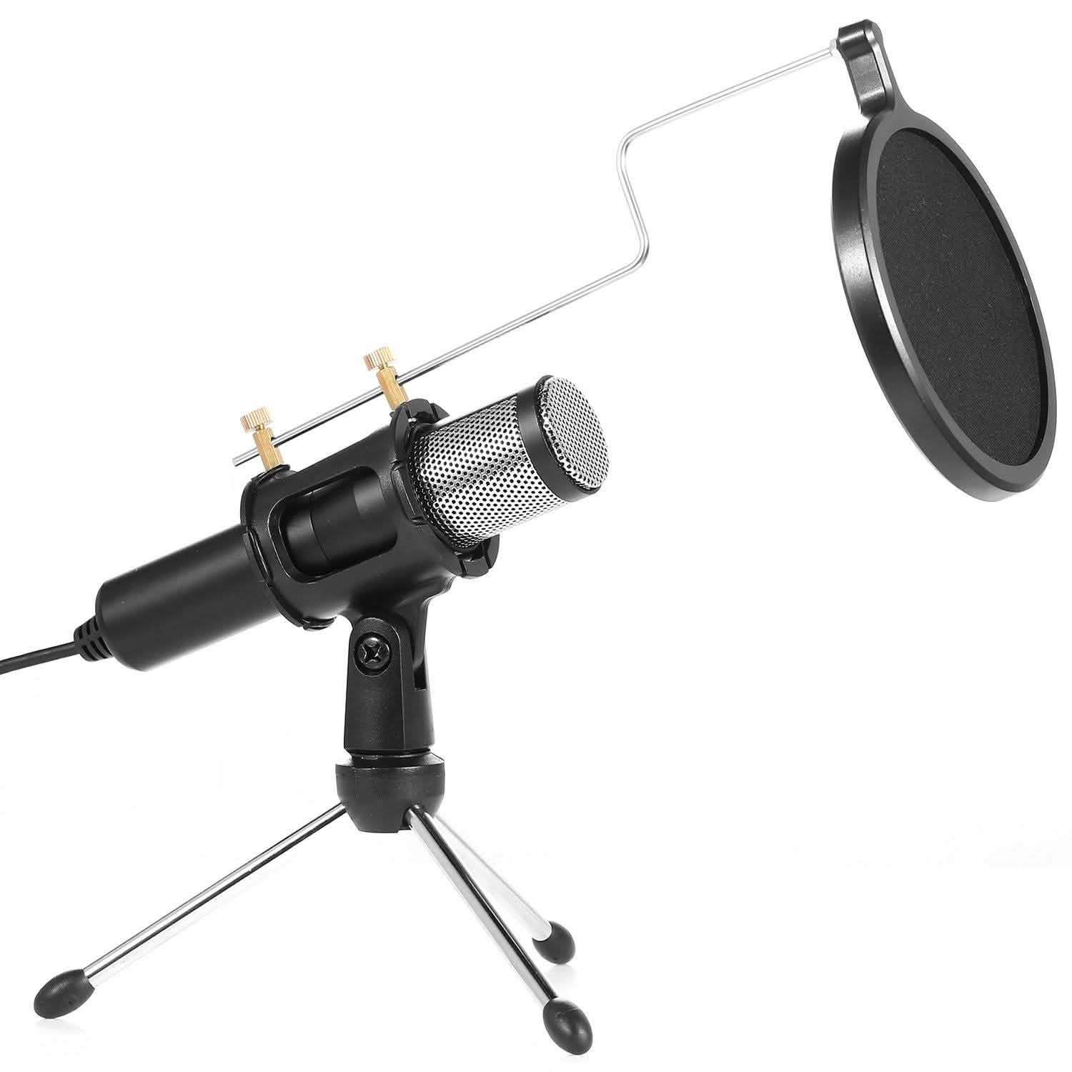 Professional Condenser Studio Recording Microphone Audio Accessories - Tophatter Daily Deals