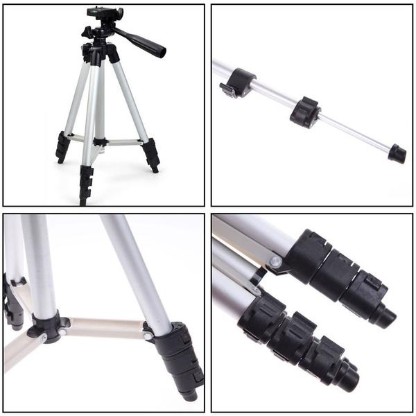 Professional Folding Camera Tripod Stand Holder for CellPhone Phone Holder - Tophatter Daily Deals