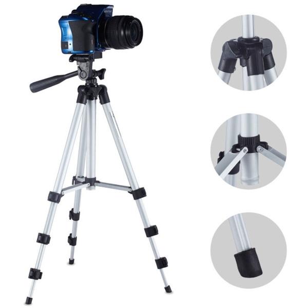 Professional Folding Camera Tripod Stand Holder for CellPhone Phone Holder - Tophatter Daily Deals