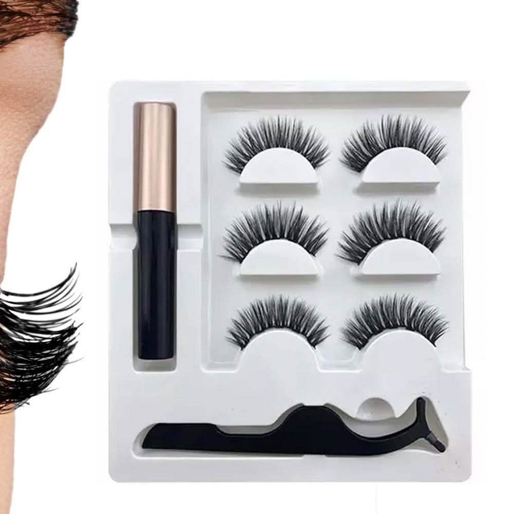 Professional Long Lasting Magnetic Eyeliner And Eyelash Kit Beauty & Personal Care - Tophatter Daily Deals