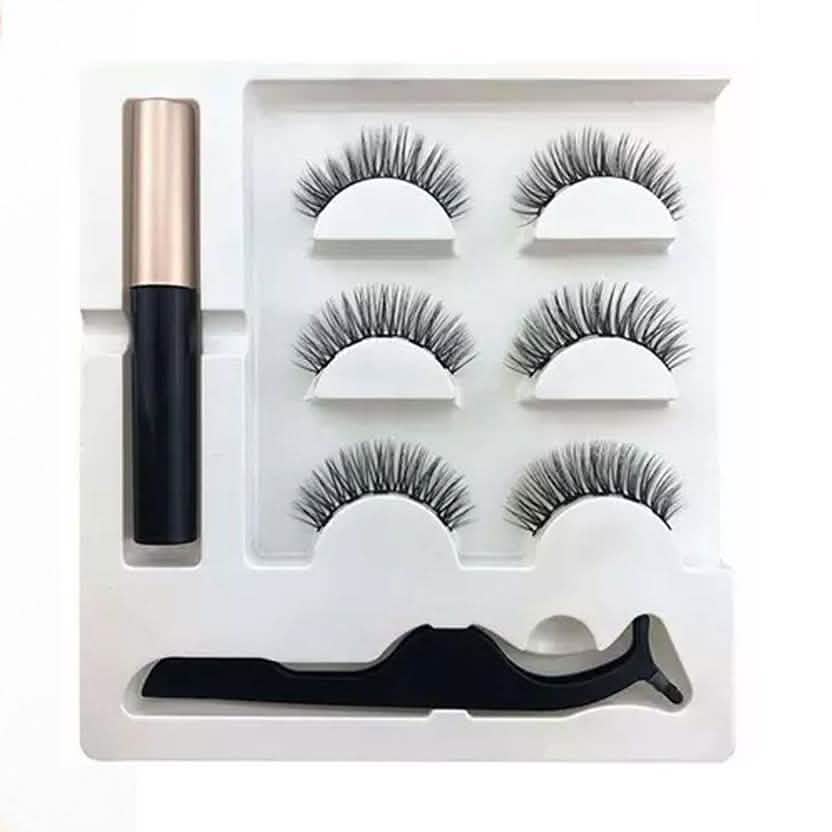 Professional Long Lasting Magnetic Eyeliner And Eyelash Kit Natural Beauty & Personal Care - Tophatter Daily Deals