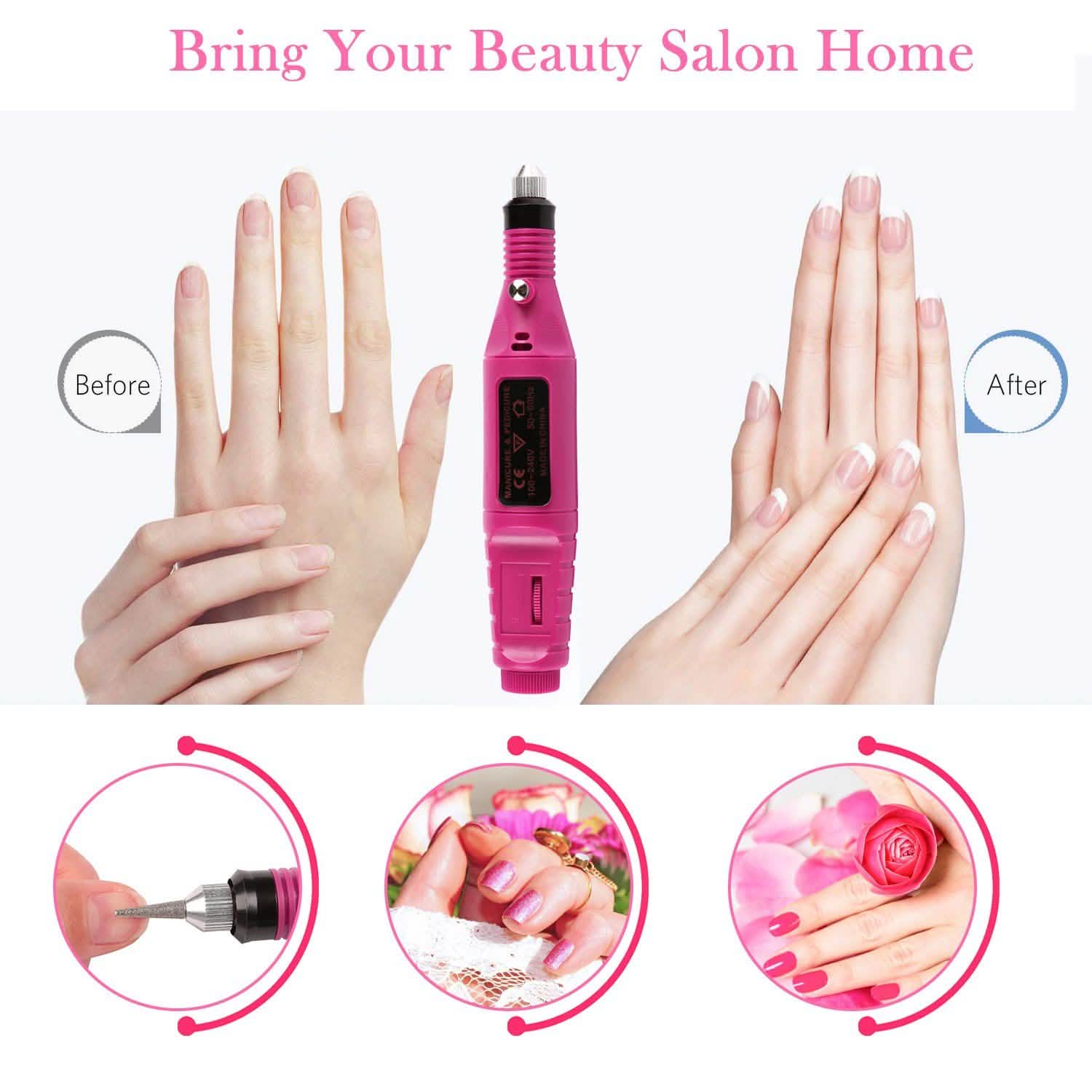 Professional Nail Art Drill Kit Beauty & Personal Care - Tophatter Daily Deals