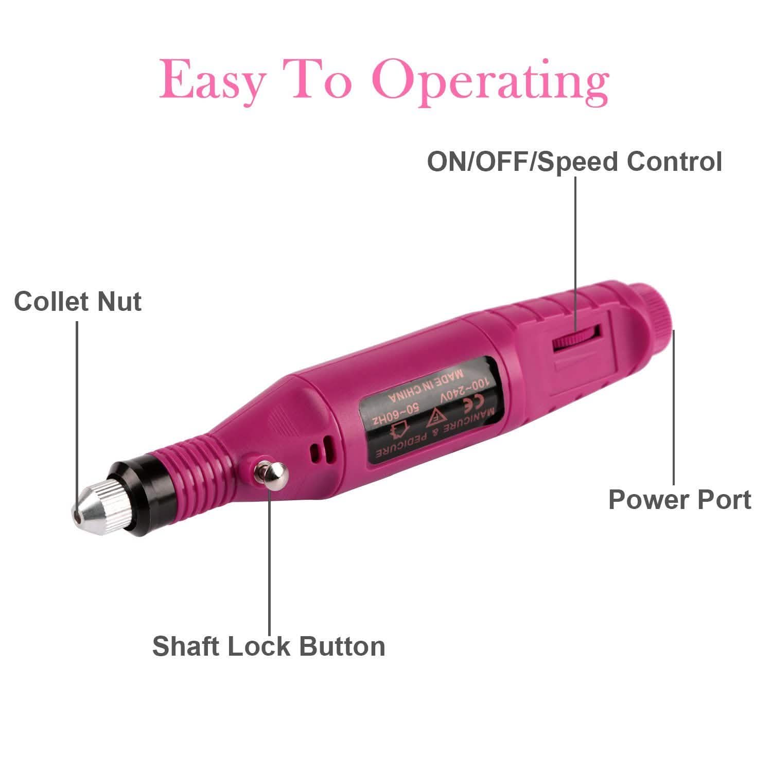 Professional Nail Art Drill Kit Beauty & Personal Care - Tophatter Daily Deals